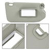 G-PLUS Gray Right Side Sun Visor with with Lights and Mirror Compatible with 2013-2018 Nissan Pathfinder (Platinum, SL, SV)/ 2014-2017 Infiniti QX60 96400-9PB0A