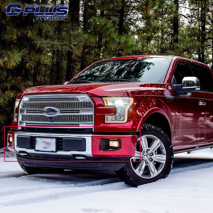G-PLUS Front Lower Bumper Valance Compatible With Ford 2018-2019 F150 Lower Bumpers Valance Air Deflector Front Bumper Cover Replacement