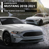 G-PLUS Front Bumper Cover Fascia Compatible with Ford Mustang 2018 2019, JR3Z17D957DAPTM, FO1000746, Primed Black