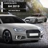 G-PLUS Pair Fog Light Cover, Compatible with Audi A4 S-Line / A4 Quattro / S4 2019, Bumper Grille Bezel, LH Driver & RH Passenger 2PCS, 8WD807681J, 8WD807682J
