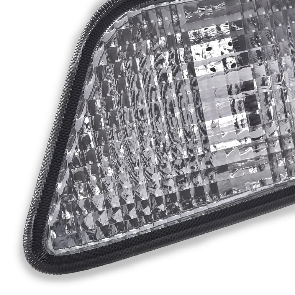 G-PLUS Side Marker Corner Parking Lights Turn Signals Compatible with 1998-2002 Pontiac Firebird Trans Am 10301404 10301405 GM2520177 GM2521177 (Smoky)