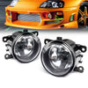 G-PLUS Right And Left Side Fog Light Lamps Compatible with Assembly With H11 Bulbs Compatible with Ford Acura Compatible with Honda For Suzuki For Lincoln For Jaguar