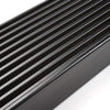 Twin Intercooler + Blue Hose Kit Black Compatible With VW VOLKSWAGEN Golf R GTI MK7 Upgrade