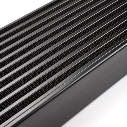 Twin Intercooler + Blue Hose Kit Black Compatible With VW VOLKSWAGEN Golf R GTI MK7 Upgrade