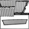 G-PLUS Front Bumper Lower Grille Center, Compatible with BMW 3 Series 328i 335i 335is E92 E93 LCI 2011-2013, 51117227889
