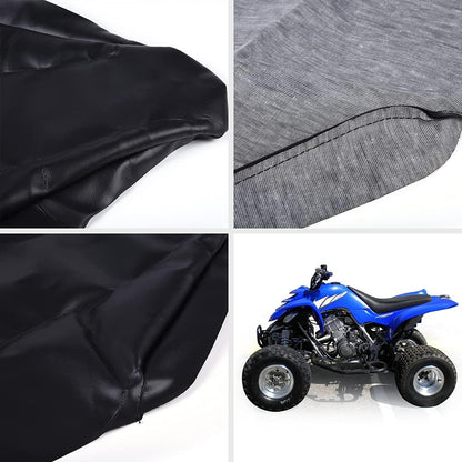 G-PLUS ATV Seat Cover Compatible with Yamaha Raptor 660 2001 2002 2003 2004 Seatcover (Black)