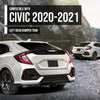 G-PLUS Bumper Trim Rear Left Side Compatible with Honda Civic 2020 2021 HO1138106, HO1138106C Glossy Black