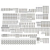 G-PLUS ATV Bolt Screw Kit Set 378 Piece Compatible with Yamaha Banshee 350 YFZ350 1987-2006 Polished Stainless Silver Color Iron