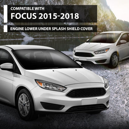G-PLUS Lower Under Cover Engine Splash Shield, Compatible with Ford Focus 2015-2018, FO1228150, F1EZ17808A