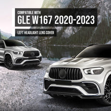 G-PLUS Headlight Lens Cover for Benz GLC Class W253 X253 2019-2022 Clear Front View