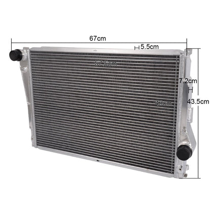 Aluminum Racing Performance Radiator Replacement For BMW E46 3 Series 323i 325i 328i 330i 2.5L-3.0L 1999-2006 MT
