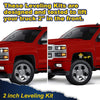 G-PLUS 2" Leveling Suspension Lift Kits Parts Compatible With 2019-2021Chevy/GMC 1500 2WD/4WD