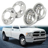 G-PLUS 17" Dually Wheel Simulators Dual Skins Liners Compatible with Dodge Ram 2003-2018/Fit Dodge Ram Chassis Cab 2013-2018 Chrome 52106937AB 52106882AA 52106877AB 52106876AA 4 PCS