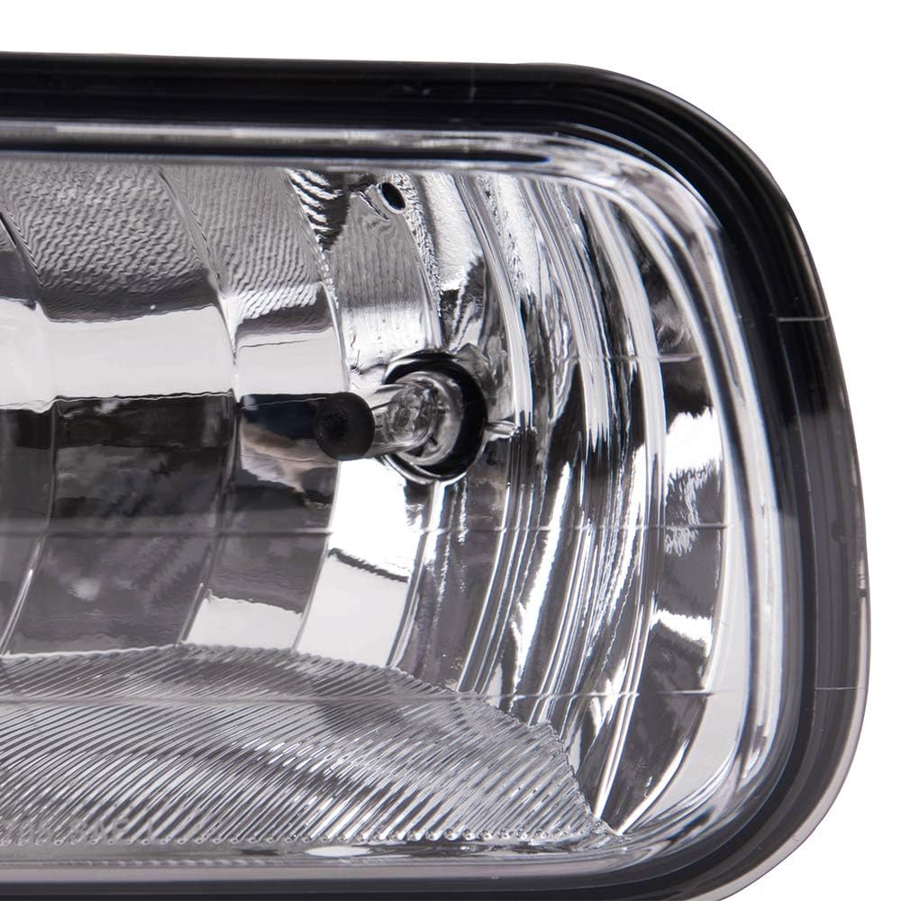 G-PLUS Front Bumper Fog Lights Compatible With Dodge Ram 1500 2009 2010,Compatible With Ram 1500 2500 3500 2011-2012 W/Halogen Bulbs Clear Lens