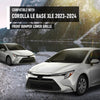 G-PLUS Front Bumper Lower Grille Assembly Compatible with Toyota Corolla LE XLE 2023-2024 5310212230 Glossy Black