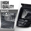 G-PLUS Headlights Assembly, Compatible with 2009 2010 2011 2012 2013 F150(NOT Fit LED Style,Only Fit without LED Style) bumper Headlamp, Smoky lens Chrome Housing Amber Reflector