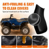 G-PLUS Seat Cover Compatible with Yamaha Grizzly 700 2007 2008 2009 2010 2011 Seat Protector Cover Black Leather