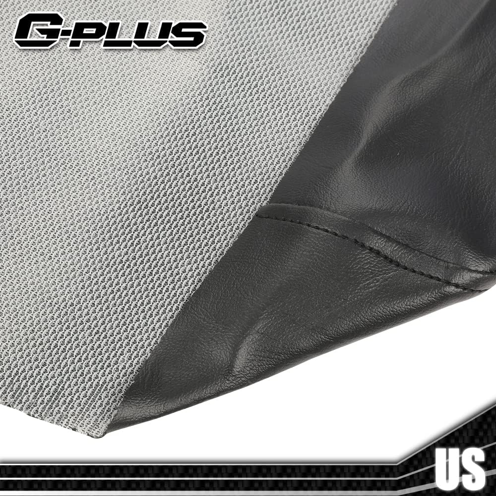 G-PLUS Black Soft Seat Cover Protector Compatible with 2010-2014 Polaris Ranger 400 500 570 800 RZR UTV 4x4 Midsize Lower SeatCover Replacement