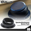 G-PLUS Angled Speaker Enclosures Boxes Pods Mount Door Kick Panel Rear Deck 6.5"