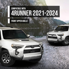 G-PLUS Grille for Toyota 4Runner 2021-2024 Black Front View