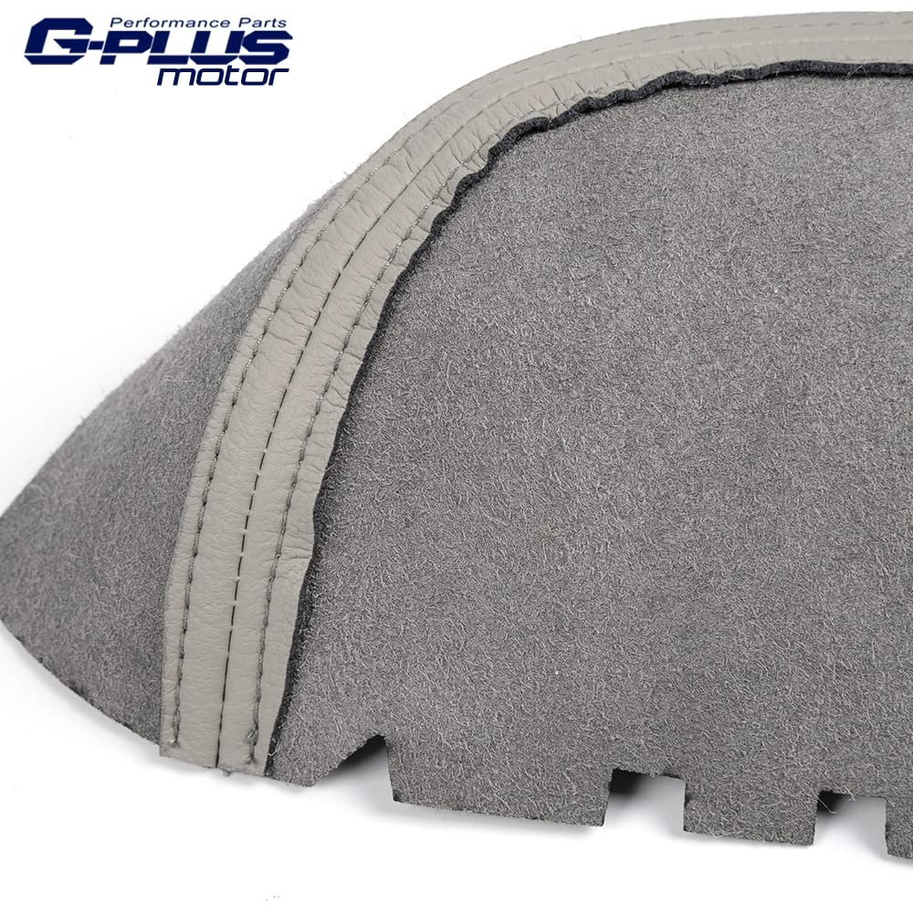 G-PLUS Front Door Armrest Leather Cover Compatible with Honda Pilot,Door Panels Armrest Cover Skin Left & Right 2009-2015 (Grey)