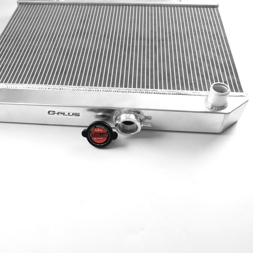 Aluminum Racing Radiator Compatible For Pontiac GTO/Tempest/LeMans 1964 1965 1966 1967+12" Cooling Fan