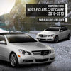 G-PLUS Headlight Lens Cover Compatible with Benz E-Class W207 E350 E500 Coupe 2010 2011 2012 2013 Left & Right Front Headlamp Lens Cover Clear