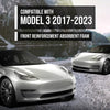 G-PLUS Front Reinforcement Impact Energy Absorber Foam Compatible with Tesla Model 3 2017-2023 1104669-00-F, 110466900F Black
