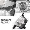 G-PLUS LED Fog Light Driving Lamp Driver Side Clear Compatible with Ford Edge 2019-2024 PKT4B-15B243-AD, PKT4B15B243AD