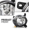 G-PLUS Pair Fog Lights Lamps Assembly, Compatible with Audi A4 S4 Q5 B8 2009-2012/ Audi Allroad 2012-2015, Left Driver & Right Passenger Side 2PCS