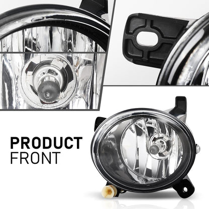 G-PLUS Pair Fog Lights Lamps Assembly, Compatible with Audi A4 S4 Q5 B8 2009-2012/ Audi Allroad 2012-2015, Left Driver & Right Passenger Side 2PCS