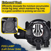 G-PLUS Fog Lights Assembly Compatible with 2019 2020 Nissan Altima 4-Door Sedan S SL SR SV Front Bumper Fog Lights w/Bulb Clear Lens LED Fog Lamps, Driver Side(Left)