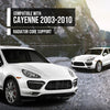 G-PLUS Radiator Core Support Compatible with Porsche Cayenne 2003 2004 2005 2006 2007 2008 2009 2010 95550559402 Black
