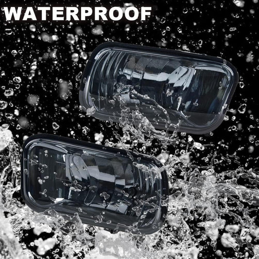 G-PLUS Front Bumper Fog Light Compatible with Dodge Ram 1500 2500 3500 2011-2012/Fit Dodge Ram 2500 3500 2010/Fit Dodge Ram 1500 2009-2010 Smoke Lens 55372734AB 55372735AB