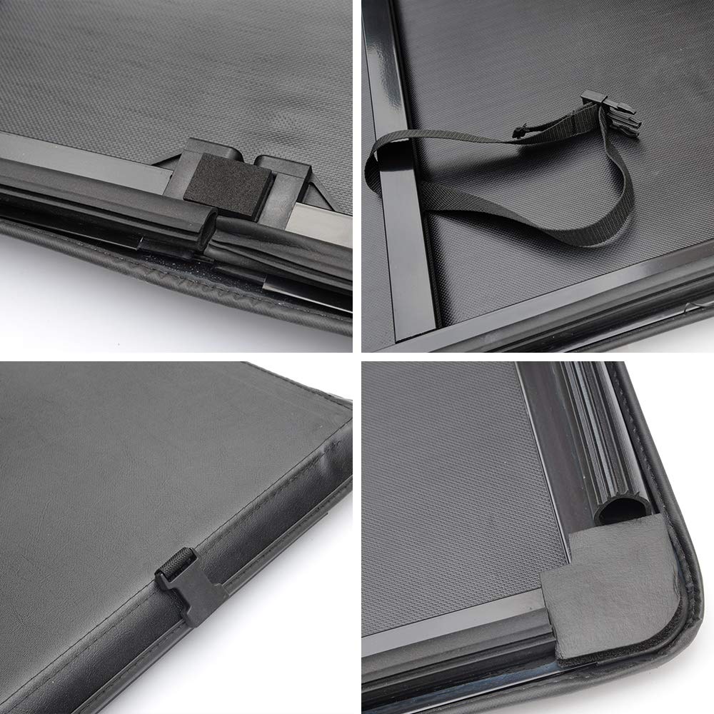 G-PLUS T3 Lock Tri-Fold 6Ft Truck Tonneau Cover Replacement for 2015-2020 Chevy Colorado/GMC Canyon,Short Bed 6' Black