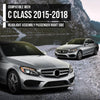 G-PLUS LED Headlight Right Side Compatible with Benz C-Class C300 W205 2015 2016 2017 2018 205906780364, MB2503227 Black