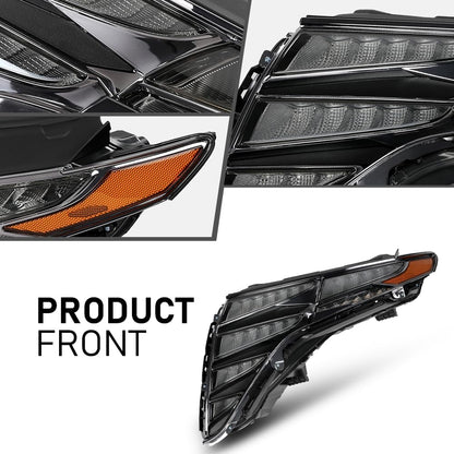 G-PLUS LED Headlights Assembly Front Headlamp Left Driver Compatible with Hyundai Tucson 2021-2024 92207CW200, 92207-CW200 Bumper Headlamps,faros delanteros