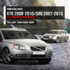 G-PLUS Fog Light Trim Front Right Compatible with Volvo V70 2008-2010 / S80 2007-1013 Fit Cars with Park Assist 34430920 Chrome Black