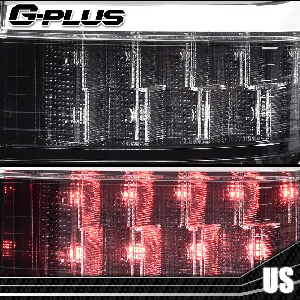 G-PLUS Tail Light Lamp w/Wiring Harness Right Passenger Side Compatible with Toyota 4Runner 2014-2019 Right Side LED Tail Light Rear Brake Lamp 8155135402 TO2819156 Luces TraserasAssembly