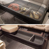 G-PLUS Under Seat Storage Box Compatible with 2009-2014 Ford F150 SuperCrew w/Subwoofer Auto Rear Underseat Storage Box