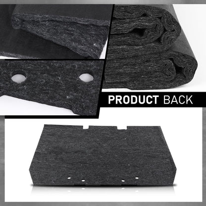 G-PLUS Hood Insulation Heat Blanket Pad 1/2" with Clips Compatible with 1987-1995 Range Rover Classic