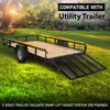 G-PLUS 1set Trailer Tailgate Liftgate Ramp Lift Assist System Fit Wide Range of Trailers,Fit 350 pounds Trailers with Side Rails Between 10 and 24 inches, Tailgate Heights Between 4 and 6 feet