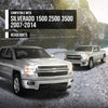G-PLUS LED DRL Headlights, Fit Chevy Silverado 2500 3500 & HD 2007-2014/Fit Chevy Silverado 1500 2007-2013 Headlamps, Left & Right Clear Lens Chrome Housing Clear Reflector,faros delanteros