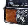 G-PLUS LED DRL Headlights, Fit 1992-1996 Ford Bronco F150 F250 F350,Fits Models with Halogen Headlights Only,Bumper Headlamps, Clear Lens Black Housing Clear Reflector,faros delanteros