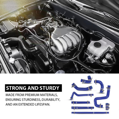G-PLUS Silicone Heater Hose Kit Compatible with Toyota 4Runner 3.4L 1996-2002 W/Rear Heater Blue