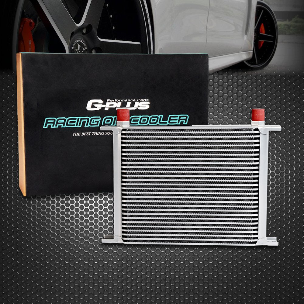 G-PLUS 28 Row AN10-10AN Universal Racing Aluminum Engine Transmission Oil Cooler