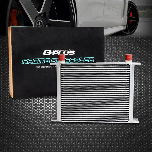 G-PLUS 28 Row AN10-10AN Universal Racing Aluminum Engine Transmission Oil Cooler