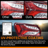 G-PLUS LED Tail Light Lamp Compatible with Chevy Malibu 2019 2020 2021 2022 Driver Rear Lamps Red Clear lens Chrome Houning 84595944 GM2800262 GM2801262 Luces Traseras Faros TraserosAssembly