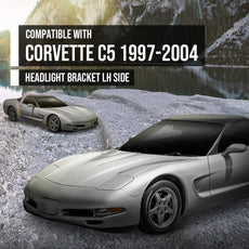 G-PLUS Headlight Bracket for Chevy Corvette C5 1997-2004 Left Side Front View