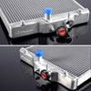 2 ROW 42MM Aluminum Radiator Compatible For HONDA CIVIC D15/16 EG/EK 92-00 + 12" Fan